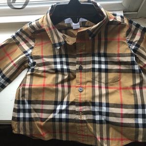 Kids Burberry shirt